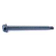 MIDWEST FASTENER Self-Drilling Screw, #12 x 3 in, Zinc Plated Steel Hex Head Hex Drive, 100 PK 03304
